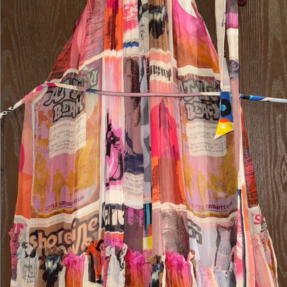 Zimmermann Multicolor Graphic Print Dress